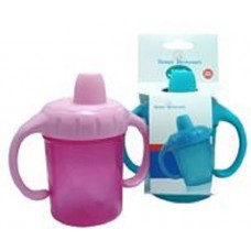 NON SPILL 2 HANDLE CUP 200 ML BPA FREE SISTER BROWNES