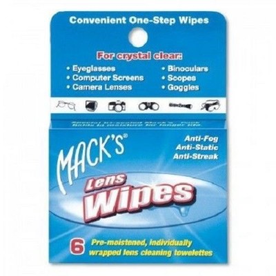 Mack's Convenient One Stop Lens Wipes 6/pkt