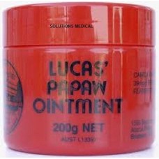 LUCAS PAPAW PAWPAW OINTMENT JAR CREAM 200g x 1 NAPPY RASH CREAM