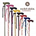 Luxury Folding Walking Stick With Circles Design +carry Bag Switch Sticks Luxury Folding Walking Stick With Circles Design +carry Bag Switch Sticks