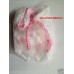 Disposable Ladies White- Pink G-string Underwear (10/pkt) Disposable Panties (S)