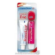 Dental Oral Care Kit Traveline Trio Pack X 1 Toothpaste Floss