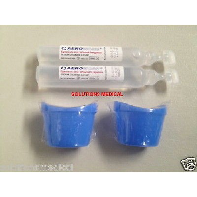 Eye Wash Wound Irrigation Amps 15ml Including Eye Cups (X2)