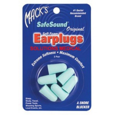 Macks Original Safe Sound Soft Ear Plugs 3 Pairs/pkt (Mack's)