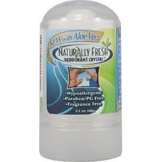 2 x NATURALLY FRESH BODY DEODORANT ALL NATURAL PROTECTION 60g
