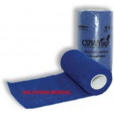 Cohesive Bandage Latex Free 10cm X 4.5m (X2) Blue