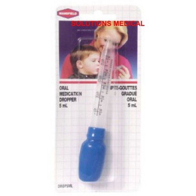 Oral Medication 5ml Plastic Dropper X1