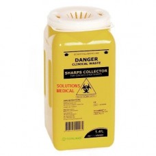 SHARPS CONTAINER DISPOSAL COLLECTOR 1.4 LITRE SCREW TOP TERUMO