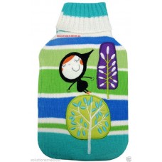 HOT WATER BOTTLE KNITTED COVER GIRL DESIGN (x1)