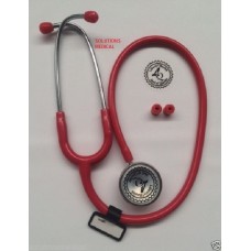 STETHOSCOPE DOCTORS DUAL HEAD PROFESSIONAL RED