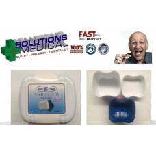 DENTURE CUP BATH WITH DRAINER X2