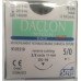 Daclon 2/0 Rc24mm 75cm Surgical Sutures Nylon Non Absorbable Monofilament 12/box