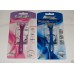 Triple Blade System With Lubricated Strip 1 Handle 6 Cartridges Pink Lady