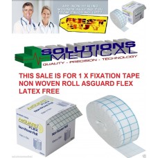FIXATION TAPE NON WOVEN ROLL ASGUARD FLEX LATEX FREE VARIOUS SIZES