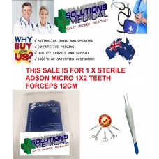 ADSON MICRO 1X2 TEETH STERILE SINGLE USE MEDICAL INSTRUMENT SAYCO QUALITY