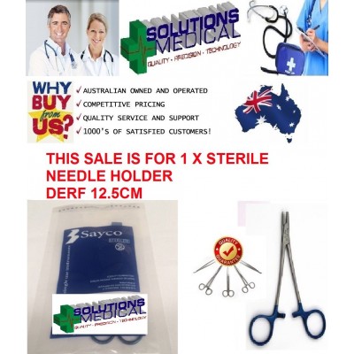 Derf Needle Holder Sterile Single Use Medical Instrument Sayco Quality