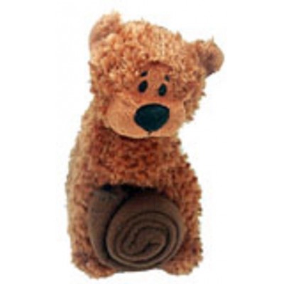 Cute Animal Brown Bear Polar Fleece Blanket 70 X 90cm