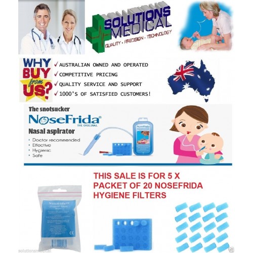 Baby Nasal Aspirator 20 Hygiene Filters for Nosefrida the Snotsucker by  Frida.