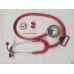 Stethoscope Red Doctors Dual Head Liberty Professional