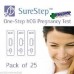 Pregnancy Test One Step Hcg Urine Strip-early Test Surestep 25/box