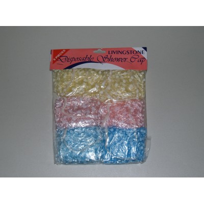 Shower Caps 6 Pack Disposable