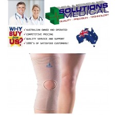 OPEN PATELLA ELASTIC KNEE SUPPORT STRETCHABLE BEIGE