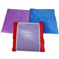 HEAT BAG WITH SILICONE BEADS 18 X 18CM FLEECE X1 LAVENDER FRAGRANCE