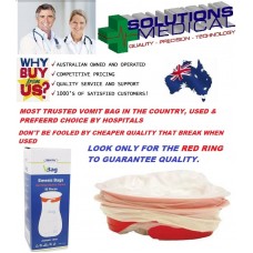 VOMIT BAGS SICK FIRST AID EMESIS TWIST & SEAL RING TOP HIGH QUALITY BEST VALUE