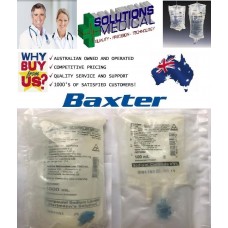 1 TO 48 BAGS BAXTER SODIUM CHLORIDE 0.9% PLASTIC BAG 50/100/250/500/1000/2000mL