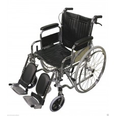 WHEELCHAIR STAINLESS STEEL QUALITY FRAME HEAVY DUTY BUILT TO LAST