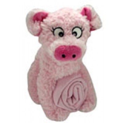 Cute Animal Pink Pig Polar Fleece Blanket 70 X 90cm