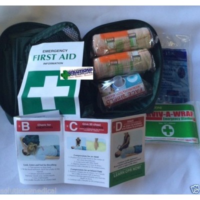 Snake Bite First Aid Travel Kit In Nylon Pouch X 3 Kits