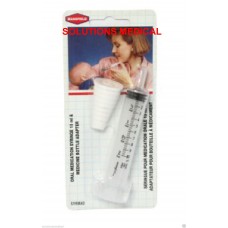 Oral Medication Syringe 10ml & Medicine Bottle Adapter
