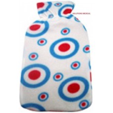 Hot Water Bottle Fleece Cover Circles (X1)