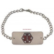 Emergency Bracelet (Blank) Stainless Steel Medic Alert
