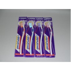 Toothbrushes Adult Non-slip (Medium) x4