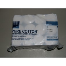 15CM x 2.7M X 12 FIRST AID ORTHOPAEDIC UNDER BANDAGE PURE COTTON