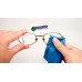 Eye Glasses Cleaner Microfiber Cloth Crystal Clear All Lenses & Coatings 2/pkt