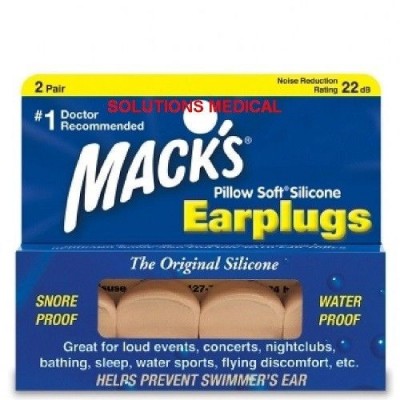 Macks Pillow Soft Ear Plugs 2 Pairs/pkt (Mack's)