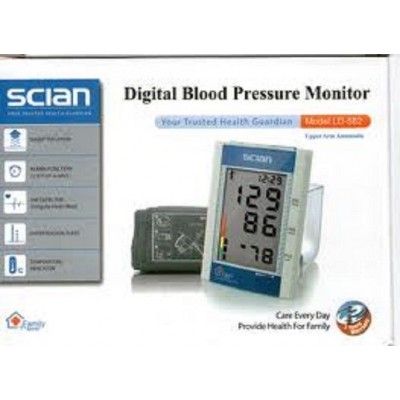 Blood Pressure Monitor Digital Automatic With Cuff Medical Equipment Device