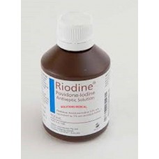 Povidone Iodine Antiseptic Solution 100ml (X1) Riodine