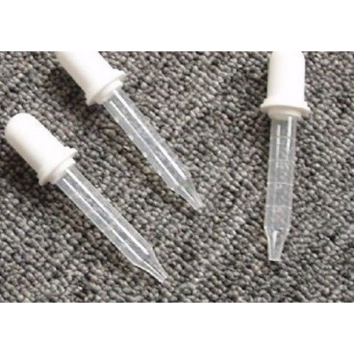 Dropper Plastic Graduated With White Teat 2ml (X2)