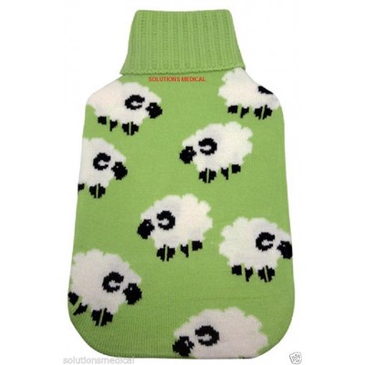 Hot Water Bottle Knitted Cover Sheep (X1)