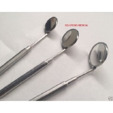 Dental Mirror Set #3, #4 & #5 Stainless Steel Precision Inspection X 1 Set