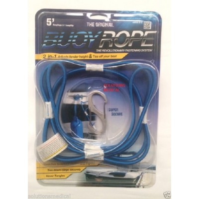 Buoy Rope 5' With Stainless Steel Loopclip Fastening System Super Secure