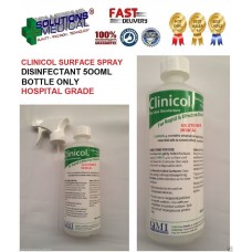 DISINFECTANT SURFACE SPRAY CLINICOL HOSPITAL GRADE 500ML SQUEEZE BOTTLE X1