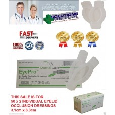 Eyepro Eyelid Occlusion Dressing Corneal Trauma Exposure Keratitis (50/box)