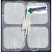 Metron Pro Tens Machine Square Electrodes, 4 Per Pack 50mm X 50mm