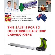 EASY GRIP CARVING KNIFE AIDS FOR LIVING X1 ERGONOMICALLY ANGLED NON SLIP HANDLE