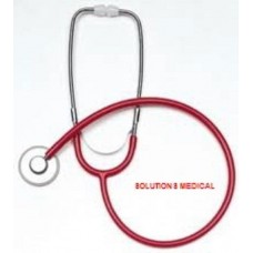 STETHOSCOPE ABN SPECTRUM SINGLE HEAD MEDICAL SERIES FOR ADULT RED (BOXED) X 1